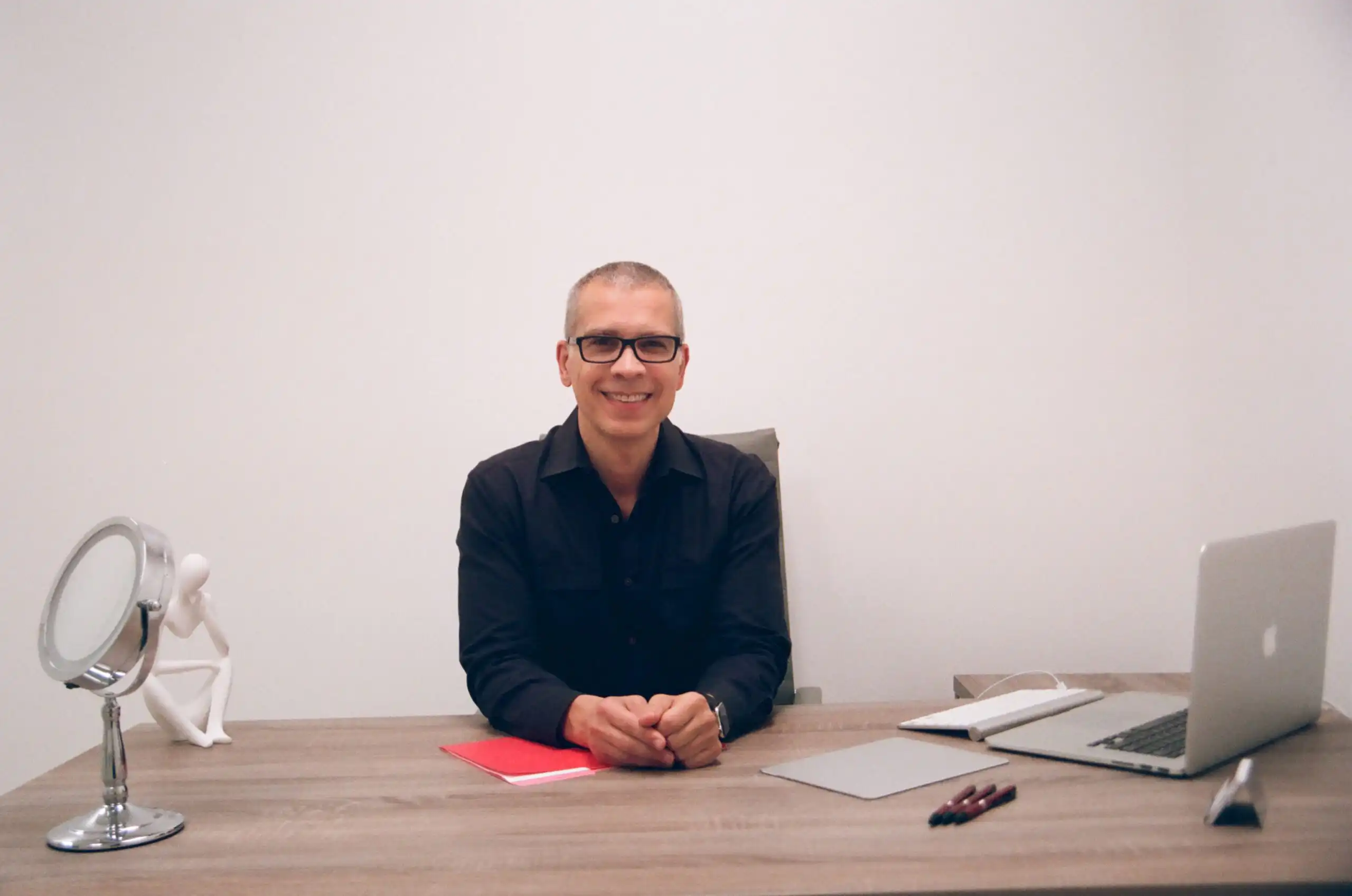 Dr. Kourosh Moazemi in his Walnut Creek office