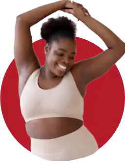 Woman in a supportive weight loss community