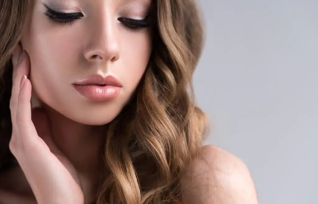 a beautiful woman who just had a botox injection